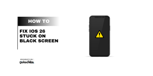 iOS 26 Stuck on Black Screen